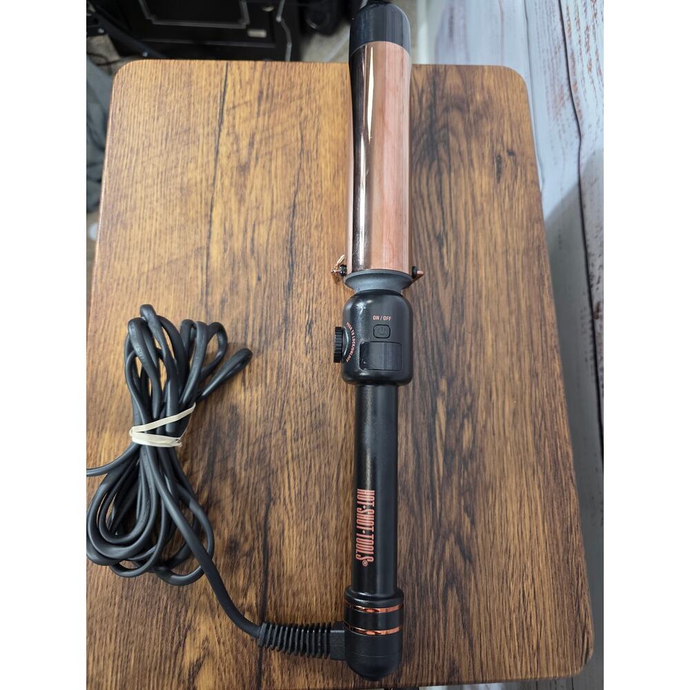 Hot Tools Professional Rose Gold Curling Wand 1-1/4